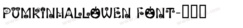 PumkinHallowen font字体转换